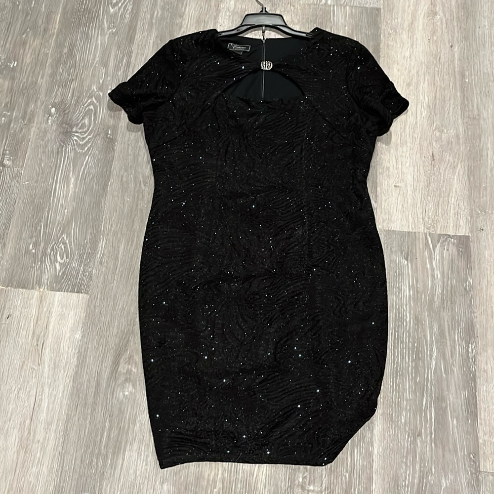 Black Dress Barn Dress- Size 16- Only Worn Once